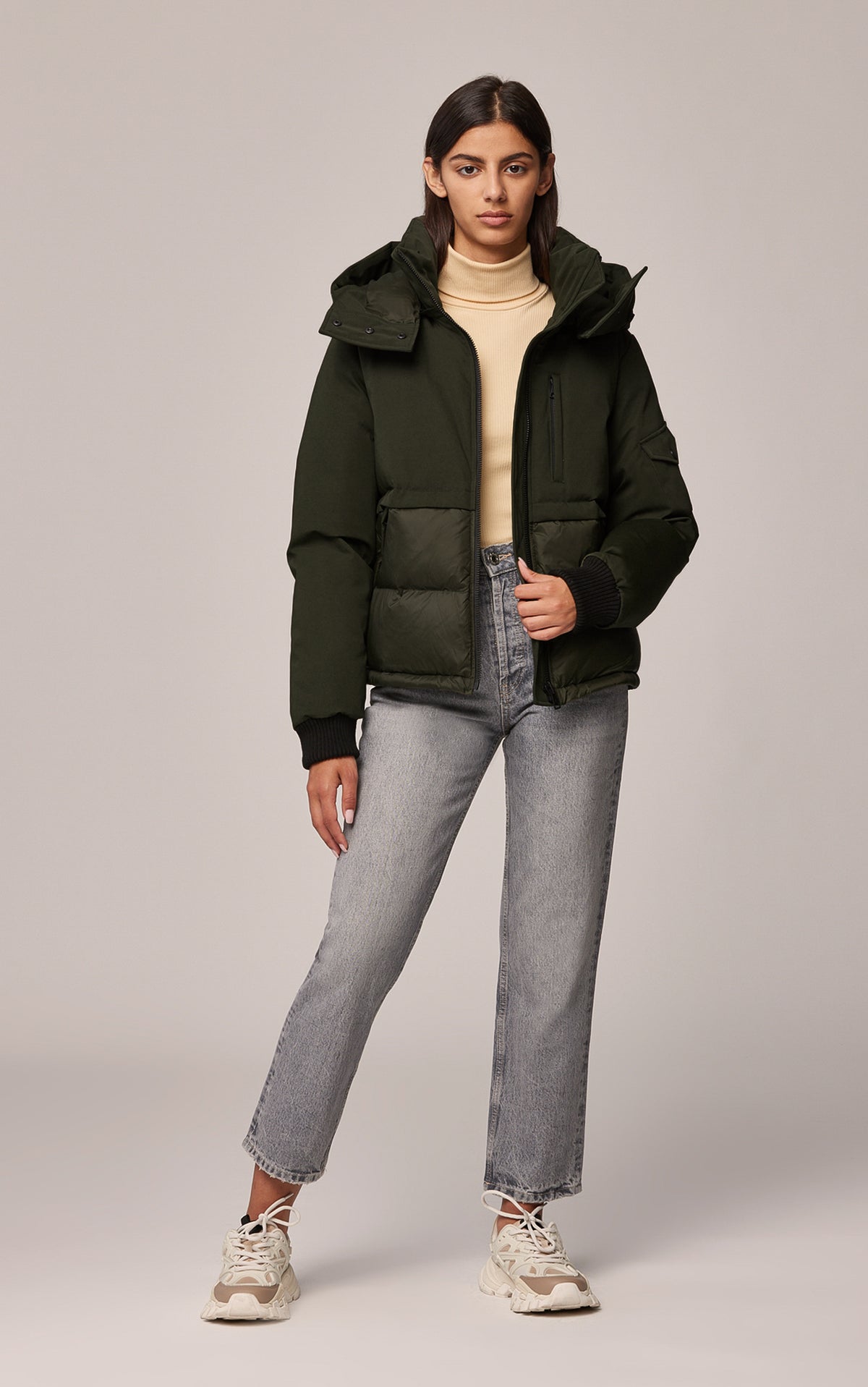 Kyodan Outdoor XS hooded puffer jacket
