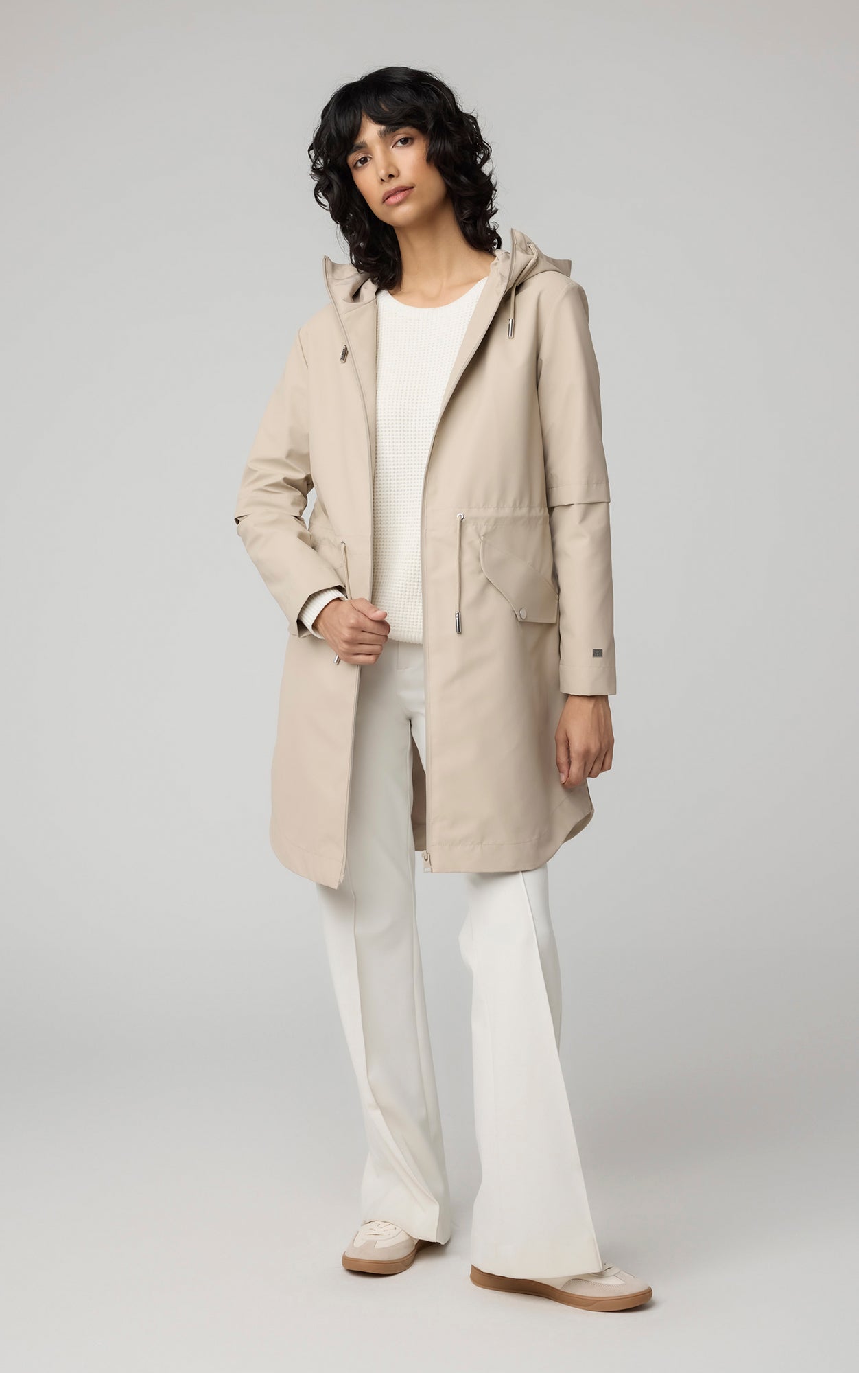 Sophie relaxed a line raincoat Soia Kyo US