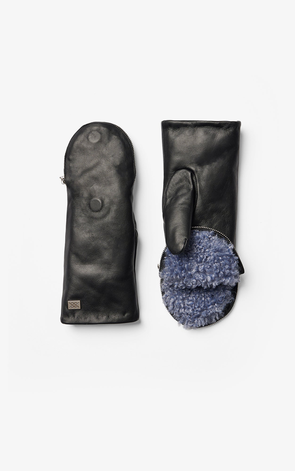 Zip-top Mittens With Faux Fur Lining – Echo